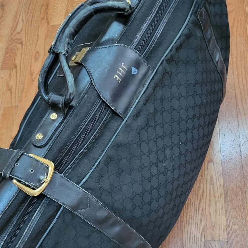 Gucci Vintage GG Monogram LOGO Suitcase Luggage